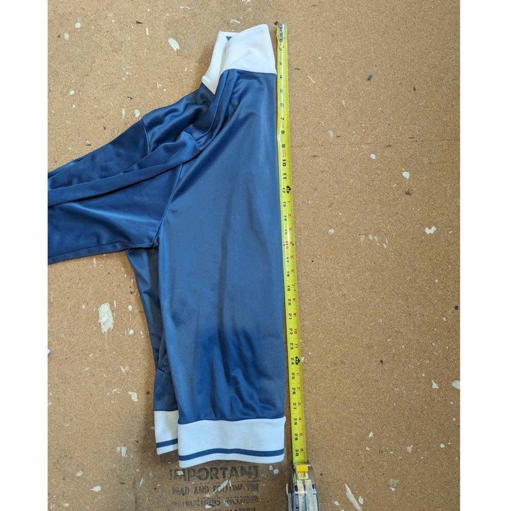 Nike Vintage 1980's Track Jacket Blue and White Activewear - Picture 9 of 10
